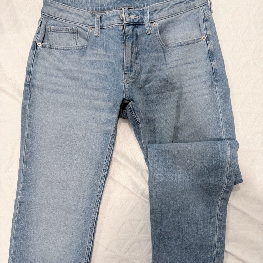 5 pairs True Classic slim straight jeans. Light Blue, Gray, Deep Blue, Black, MB